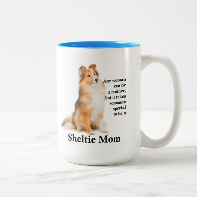Sheltie Mama Tasse (Rechts)