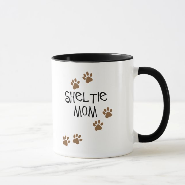 Sheltie Mama Tasse (Rechts)