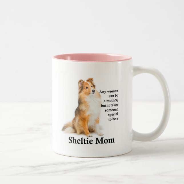 Sheltie Maman Mug (Droit)