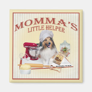 Sheltie Momma's Helper magnets