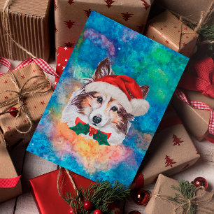 Sheltie-Rasse-Hund Weihnachten