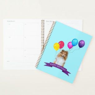 Sheltie Shetland Sheepdog Joyeux cadeau d'annivers