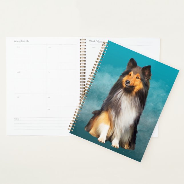 Sheltie Shetland Sheepdog Planer (Anzeige)