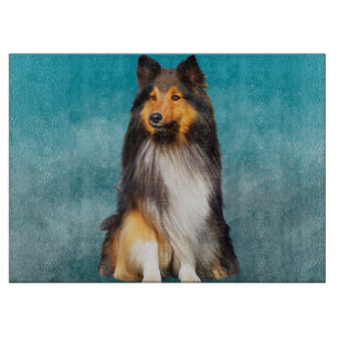 Sheltie Shetland Sheepdog Schneidebrett
