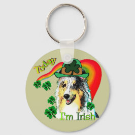 Sheltie St. Patricks Day Schlüsselanhänger