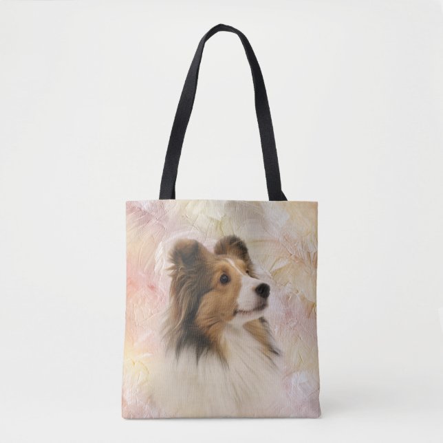 Sheltie stellen gegenüber tasche (Vorderseite)