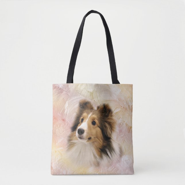 Sheltie stellen gegenüber tasche (Vorderseite)