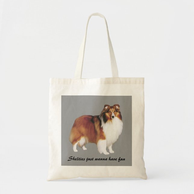 Sheltie Taschen-Tasche Tragetasche (Vorne)