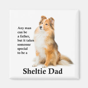 Sheltie Vater Magnet