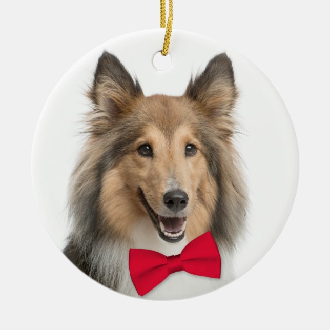 Sheltie Weihnachtsschmuck (Vorne)