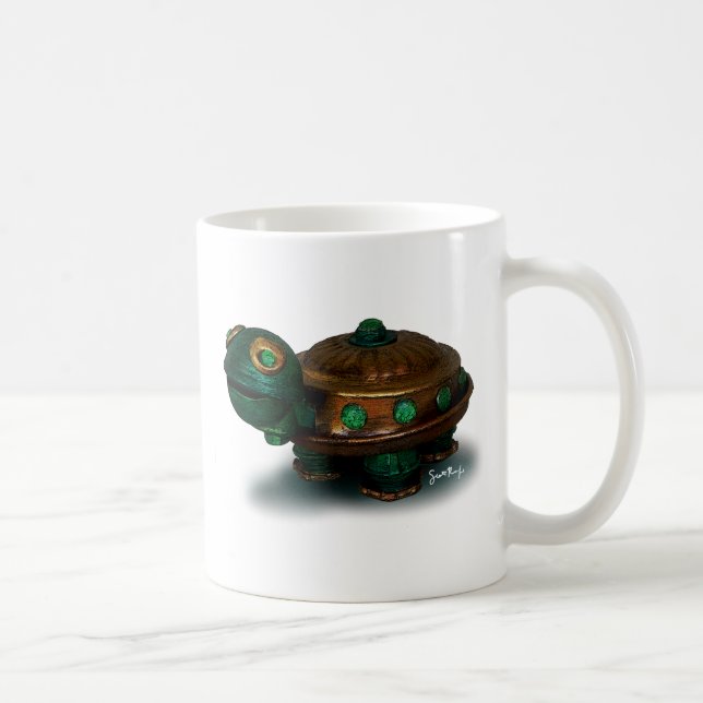 Shelton die Schildkröte Kaffeetasse (Rechts)