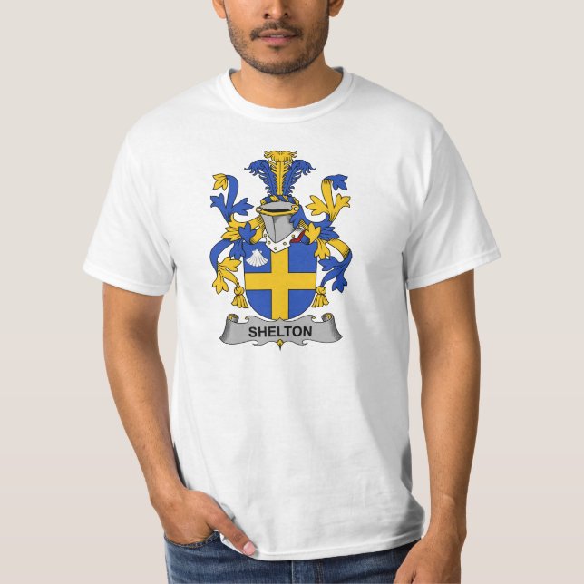 Shelton Familienwappen T-Shirt (Vorderseite)