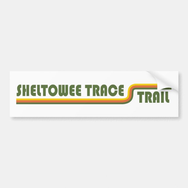 Sheltowee Wanderweg Kentucky Tennessee Autoaufkleber (Vorne)