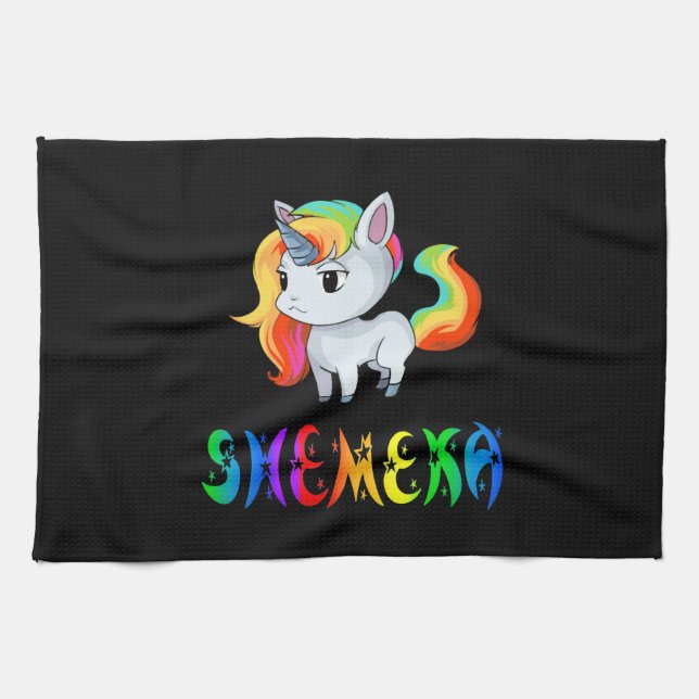 Shemeka Einhorn Geschirrtuch (Horizontal)