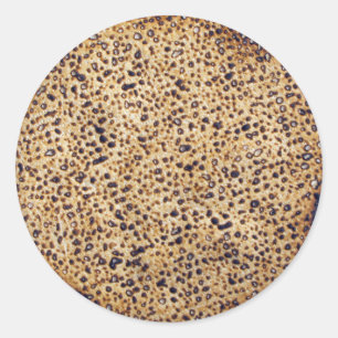 Shemura Matzah Runder Aufkleber