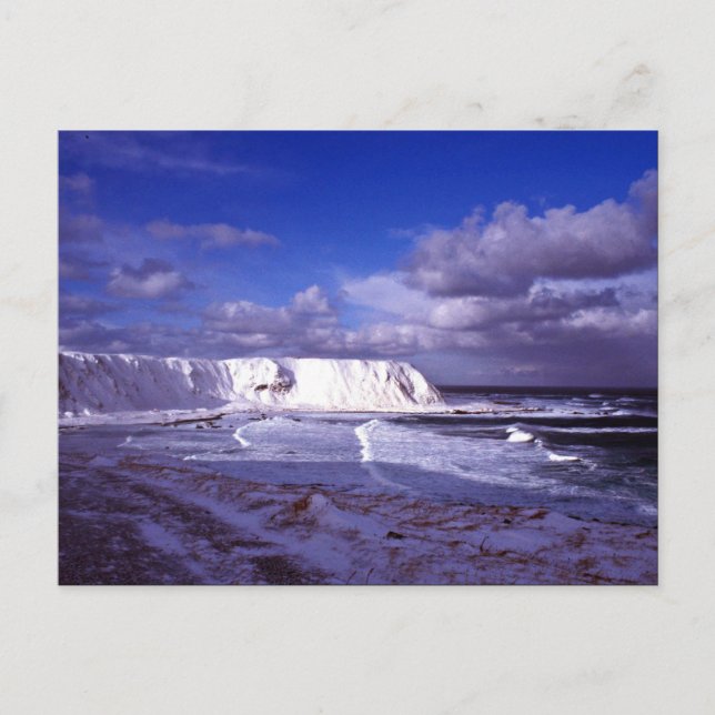 Shemya Insel-Kabel-Schüssel-Ansicht West Postkarte (Vorderseite)