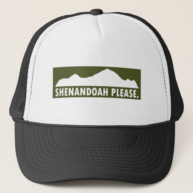Shenandoah Bitte Truckerkappe (Vorderseite)
