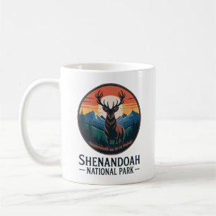 Shenandoah National Park Deer Emblem Kaffeetasse
