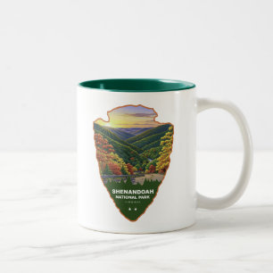 Shenandoah National Park Pfeilspitze Zweifarbige Tasse