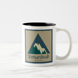 Shenandoah National Park Rustikal Zweifarbige Tasse