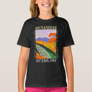 Shenandoah National Park Skyline Drive Distressed T-Shirt
