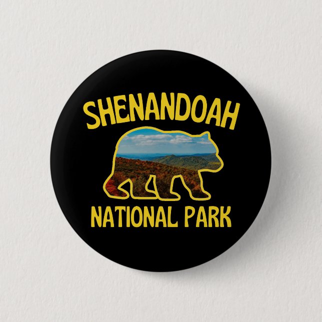 Shenandoah-Nationalpark Button (Vorderseite)