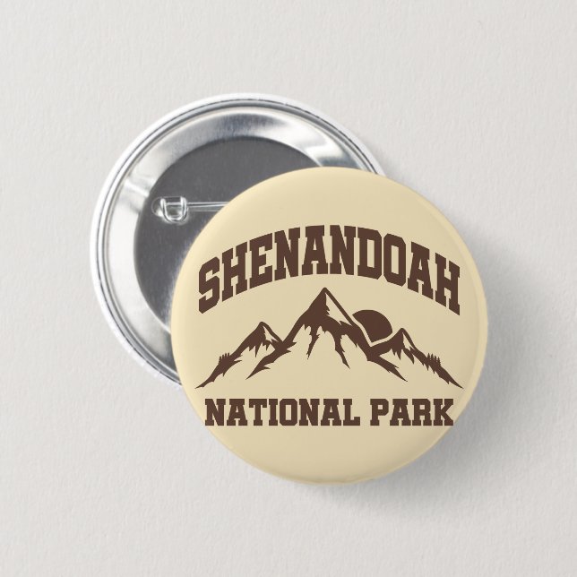 Shenandoah-Nationalpark Button (Vorne & Hinten)