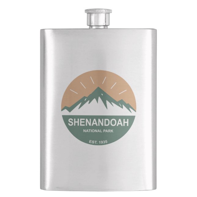 Shenandoah-Nationalpark Flachmann (Vorderseite)