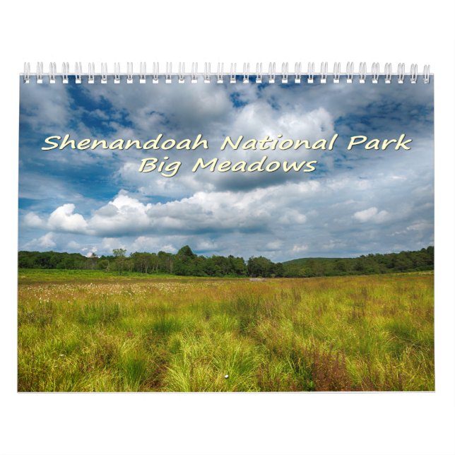 Shenandoah Nationalpark-große Wiesen Kalender (Titelbild)