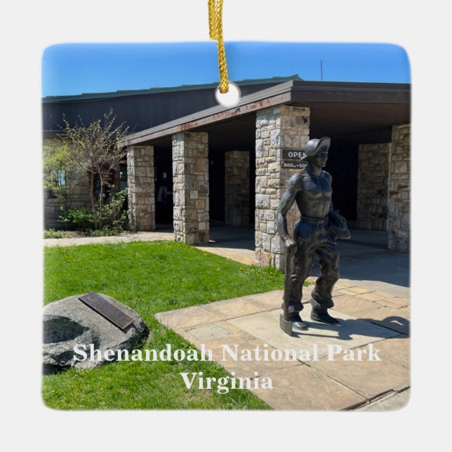 Shenandoah-Nationalpark in Virginia Keramikornament (Vorderseite)