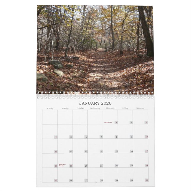 Shenandoah Nationalpark Kalender (Jan 2026)
