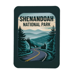 Shenandoah Nationalpark Landschaft Magnet