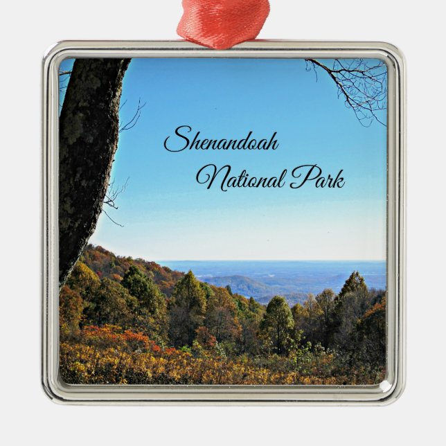 Shenandoah-Nationalpark Silbernes Ornament (Vorne)