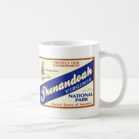 Shenandoah Nationalpark (Specht) Kaffeetasse
