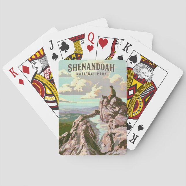 Shenandoah Nationalpark Spielkarten (Rückseite)