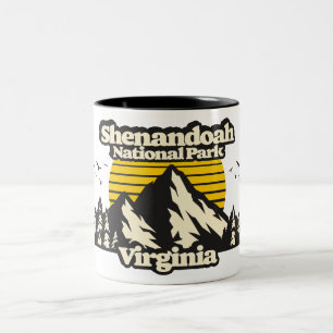 Shenandoah-Nationalpark Zweifarbige Tasse