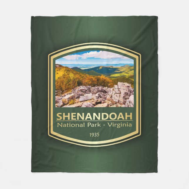Shenandoah NP (PF1) Fleecedecke (Vorderseite)