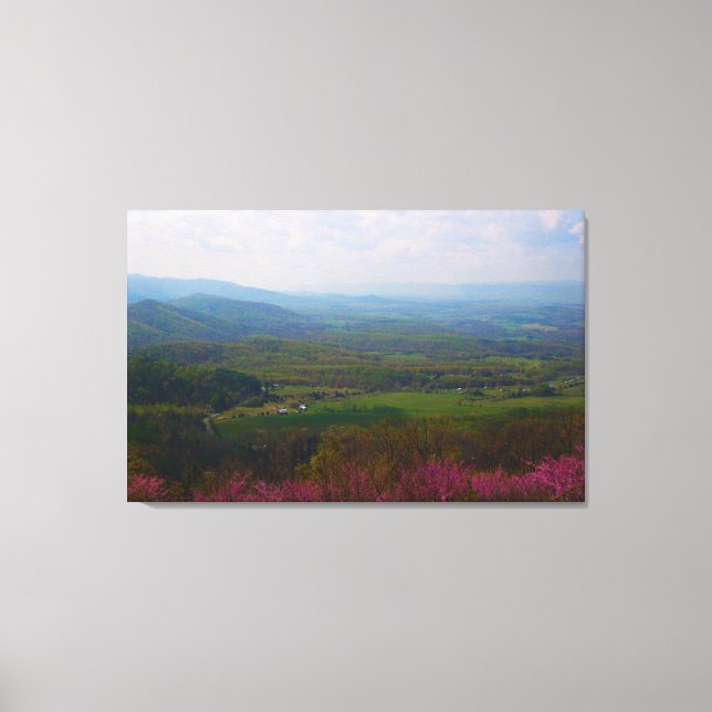 Shenandoah River Valley Leinwand (Vorderseite)