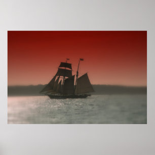 Shenandoah roter Himmel Poster