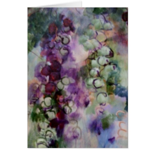 "Shenandoah Trauben" in lebhaften Farben. (Vorne)