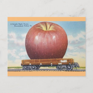 Shenandoah Valley, Virginia Giant Apple Carte post