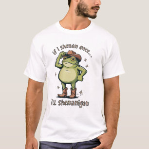 Shenanigan Lustiger Psychische Gesundheit Frosch T-Shirt