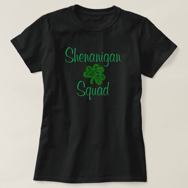 Shenanigan Squad Shamrock Bar Party Women's T-Shirt (Design vorne)