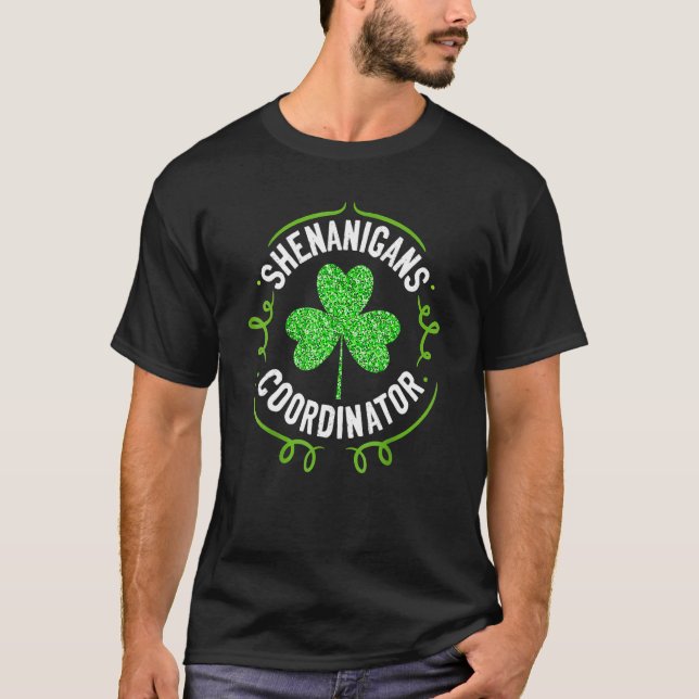 Shenanigans Coordinator Matching Teacher St Patric T-Shirt (Vorderseite)