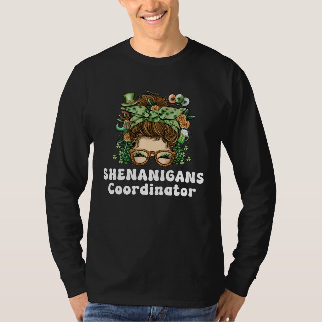 Shenanigans Coordinator  St Patricks Day Shenaniga T-Shirt (Vorderseite)