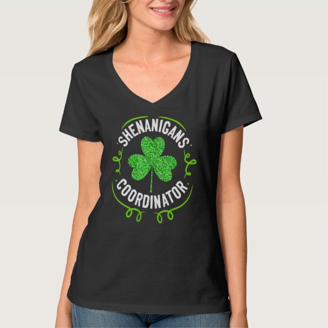 Shenanigans Coordinator St Patrick's Day Teacher M T-Shirt (Vorderseite)