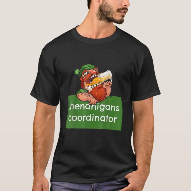 Shenanigans Coordinator St Patricks Day Teacher Me T-Shirt (Vorderseite)