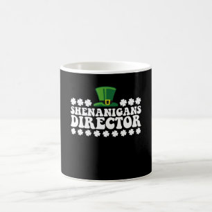 Shenanigans Director Groovy St Patrick's Day Irish Kaffeetasse