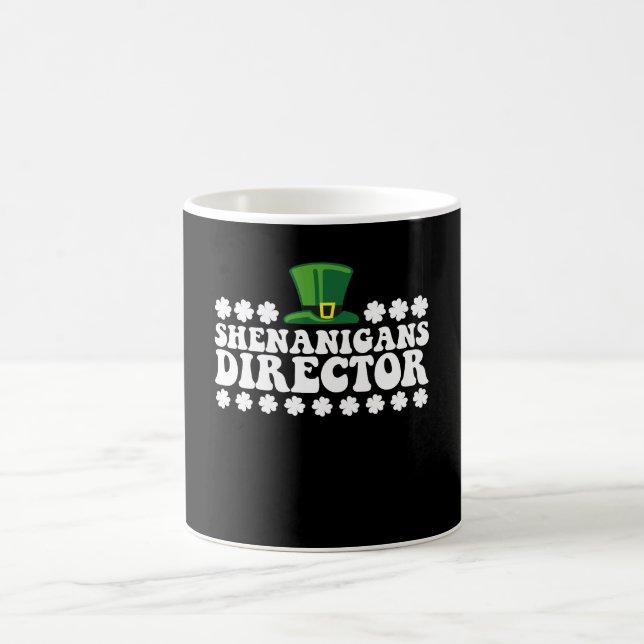 Shenanigans Director Groovy St Patrick's Day Irish Kaffeetasse (Mittel)