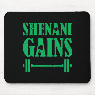 Shenanigans Fitnessstudio St. Patricks Kniebeugen- Mousepad
